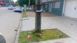 Murió un motociclista tras chocar contra un poste cerca de la cancha de Unión