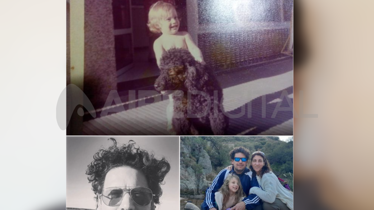 La historia de Roberto Fargioni. En la foto, el entrevistado de pequeño y, actualmente, junto a su pareja e hija. La historia de Roberto Fargioni. En la foto, el entrevistado de pequeño y, actualmente, junto a su pareja e hija.