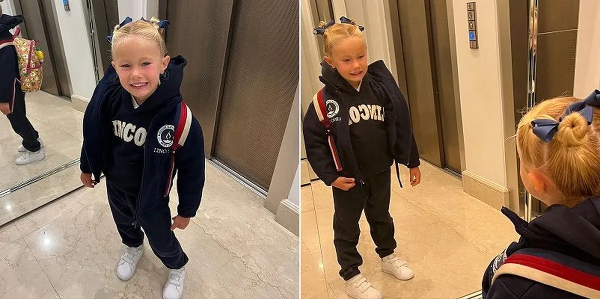 Matilda, la hija de Luciana Salazar, asiste a una exclusiva escuela bilingüe.