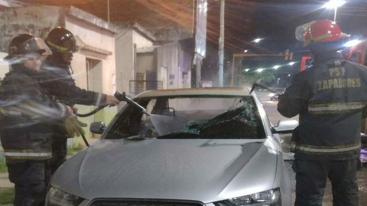 Bomberos Zapadores apagaron rapidamente el fuego y evitaron mayores daños.&nbsp;