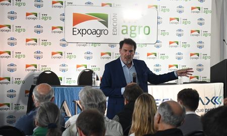 Economista Claudio Zuchovicki en Expoagro 2025. Economista Claudio Zuchovicki en Expoagro 2025.