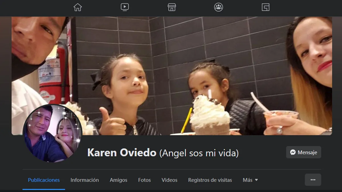 "&Aacute;ngel sos mi vida", dice el Facebook de la envenenadora de Guaymall&eacute;n.