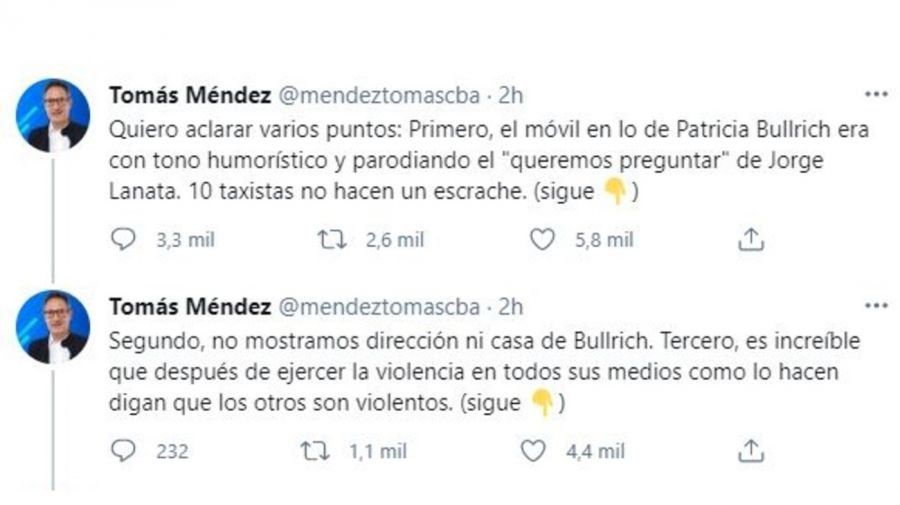 El periodista fue desvinculado de C5N por ser el autor del "escrache" a Patricia Bullrich.