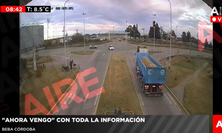 Accidente en el ingreso al Parque Industrial de Sauce Viejo Accidente en el ingreso al Parque Industrial de Sauce Viejo