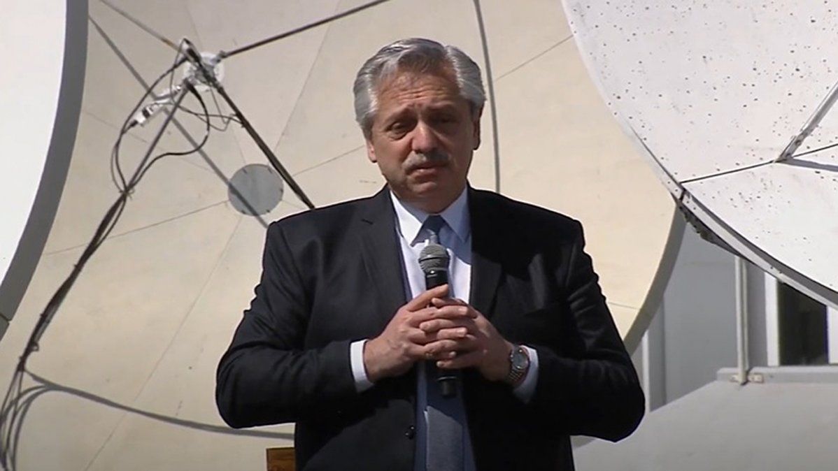 Alberto Fern&aacute;ndez presenta el Plan Nacional de Conectividad en Benav&iacute;dez.