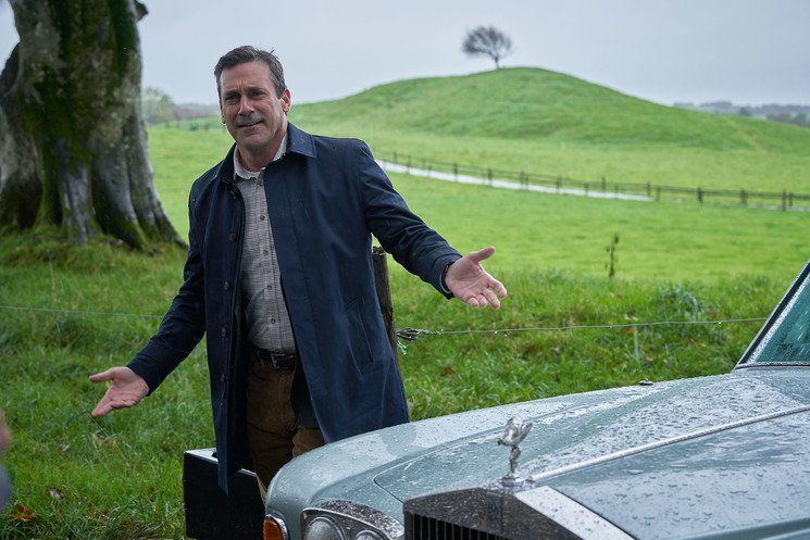 Jon Hamm en su última película, "Una canción irlandesa".