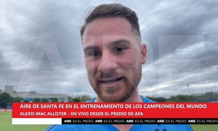 El mediocampista de la Selección Argentina habló con AIRE en la previa del amistoso con Panamá. El mediocampista de la Selección Argentina habló con AIRE en la previa del amistoso con Panamá.