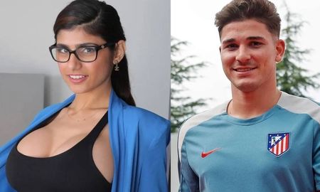 La actriz de contenido para adultos Mia Khalifa fue vinculada a Julián Álvarez. La actriz de contenido para adultos Mia Khalifa fue vinculada a Julián Álvarez.