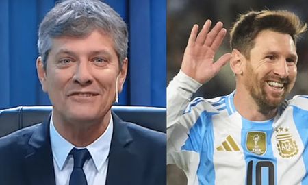 Mario Pergolini y Lionel Messi. Mario Pergolini y Lionel Messi.