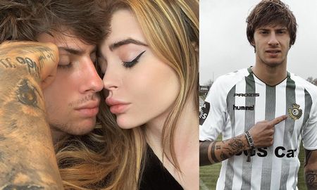 El futbolista que pertenece a la Roma fue despedido del Vitoria Setúbal de Portugal, donde jugaba a préstamo, por las fotos que subía con su novia en redes sociales. El futbolista que pertenece a la Roma fue despedido del Vitoria Setúbal de Portugal, donde jugaba a préstamo, por las fotos que subía con su novia en redes sociales.