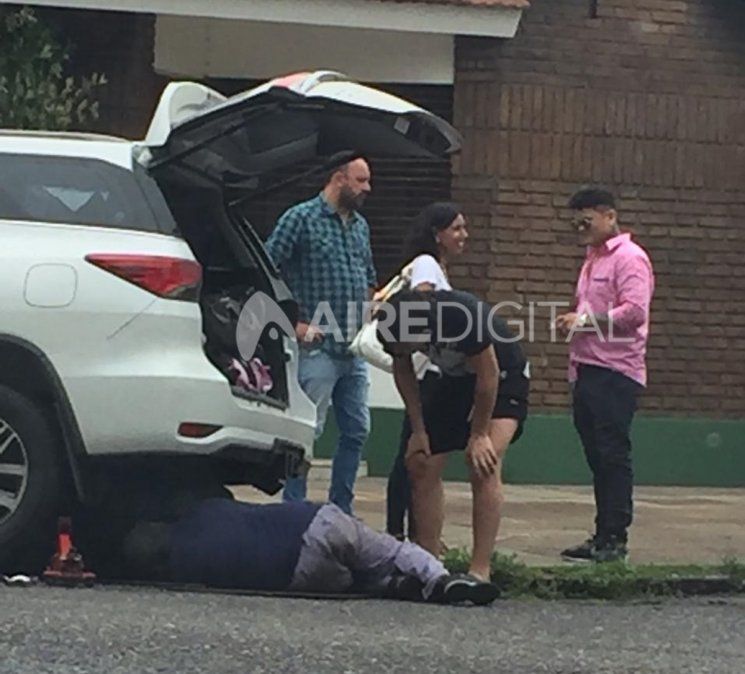 El Chino Maidana chocó en pleno centro santafesino
