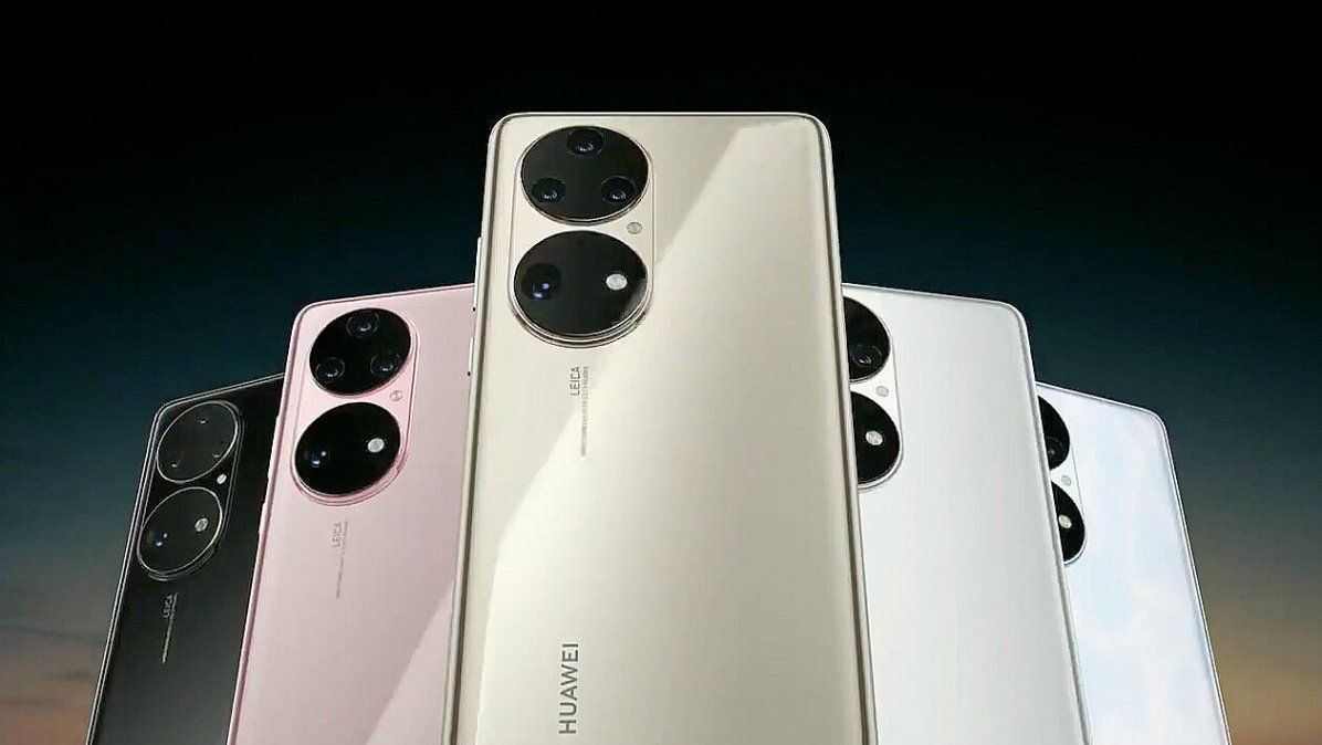 Huawei presentó su serie de teléfonos P50 y P50 Pro