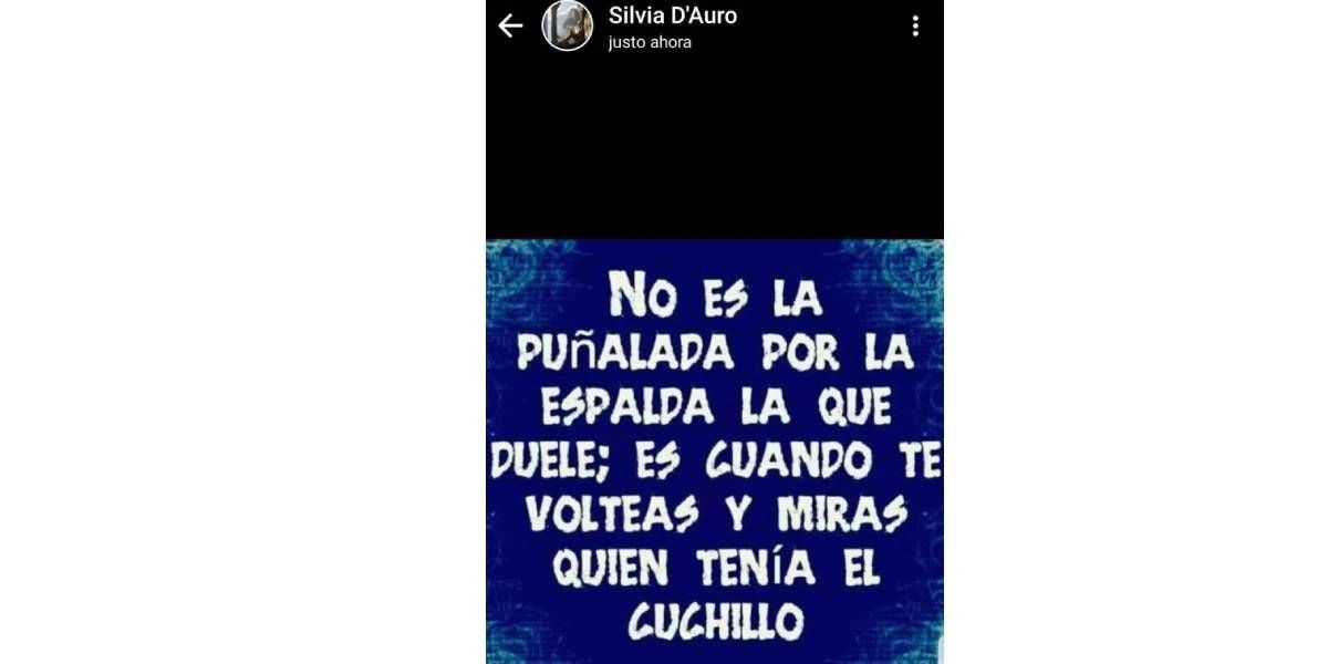 A través de WhatsApp, Silvia D'Auro envió un mensaje a su hija More Rial.
