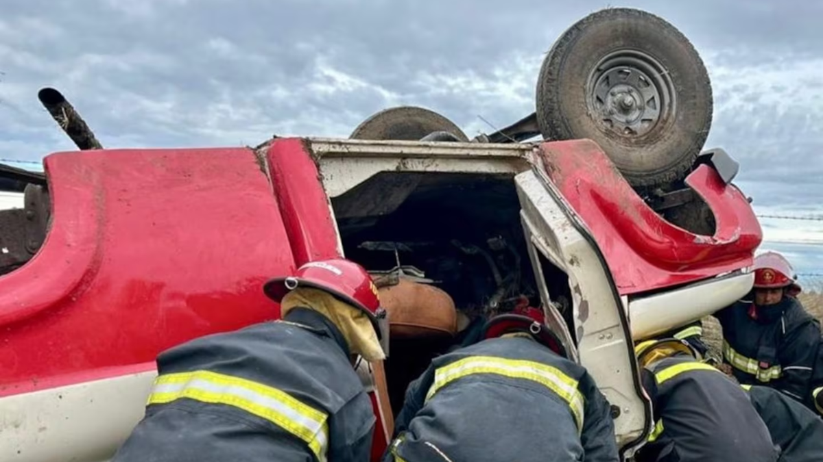 Ocurrió en un camino rural de Laprida
