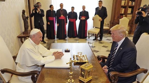 Tras su reunión con el papa Francisco, Trump dice estar “más determinado que nunca en perseguir la paz mundial”