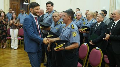 Pullaro destacó el trabajo y dedicación de la Policía: 