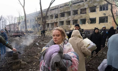 Murió una nena en el ataque ruso al hospital pediátrico de Mariupol Murió una nena en el ataque ruso al hospital pediátrico de Mariupol