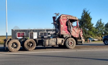 Accidente en la autopista Santa Fe-Rosario Accidente en la autopista Santa Fe-Rosario