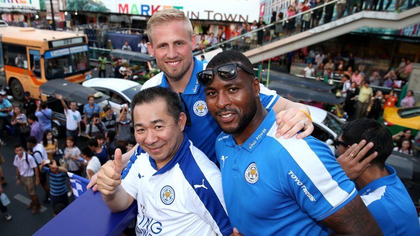 Schmeichel se despidió del presidente de Leicester