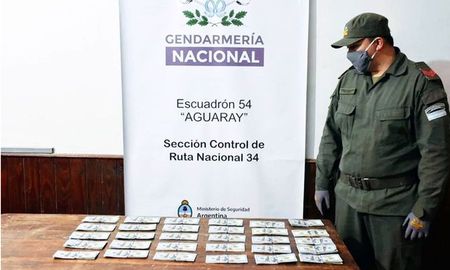 Salta: secuestran 30.000 dólares y más de 3 millones de pesos Salta: secuestran 30.000 dólares y más de 3 millones de pesos