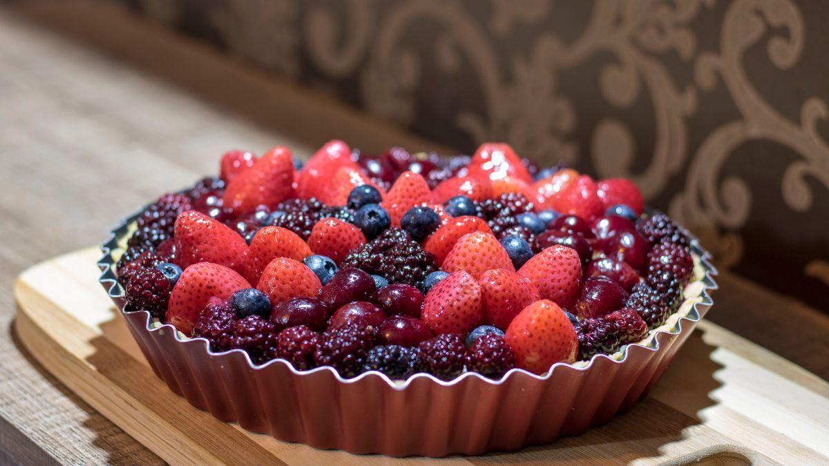 Esta tarta se prepara sin horno y con una base de galletitas. Esta tarta se prepara sin horno y con una base de galletitas.