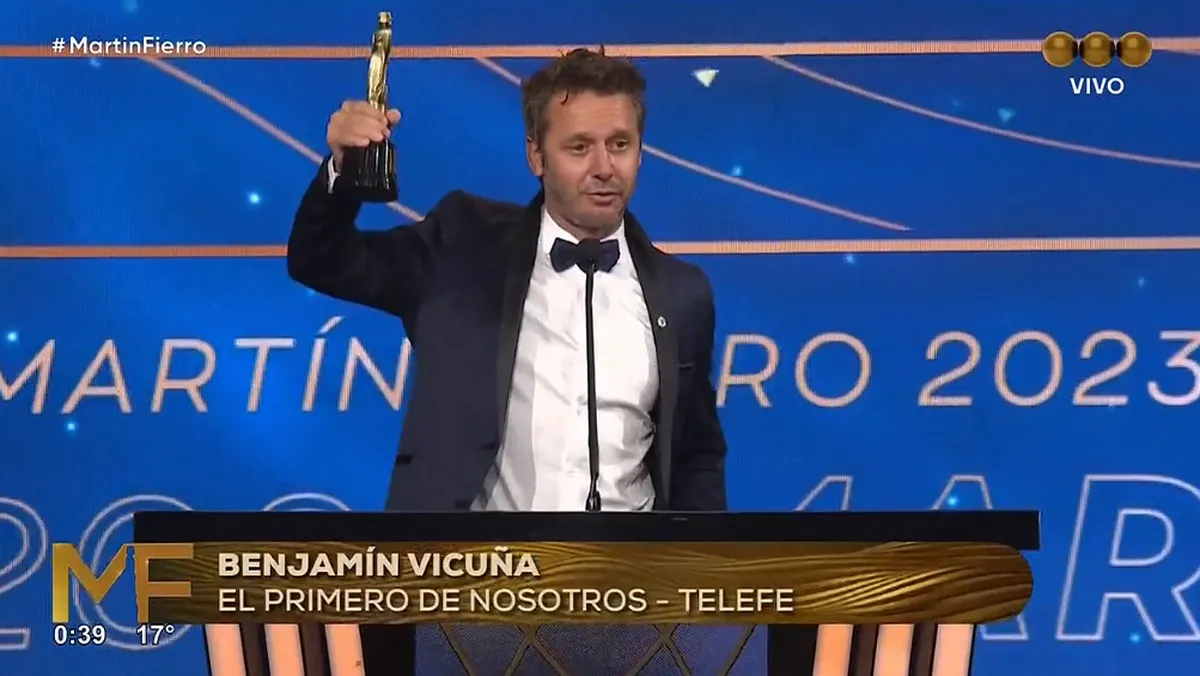 Benjamín Vicuña fue el ganador a Mejor Actor Protagonista de Ficción por su papel en El Primero de Nosotros. Benjamín Vicuña fue el ganador a Mejor Actor Protagonista de Ficción por su papel en El Primero de Nosotros.
