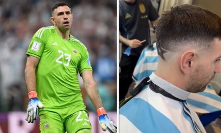 El Dibu Martínez cambió su look y se puso en modo tres estrellas para el debut de la Selección Argentina ante El Salvador. El Dibu Martínez cambió su look y se puso en modo tres estrellas para el debut de la Selección Argentina ante El Salvador.