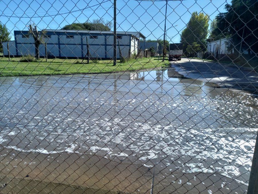 El escenario se repite desde hace varios días en las calles del Parque Industrial y sobre Aromos