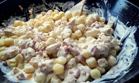 Cómo hacer pollo a la crema con ñoquis, la fácil receta de Ariel en su Salsa Cómo hacer pollo a la crema con ñoquis, la fácil receta de Ariel en su Salsa