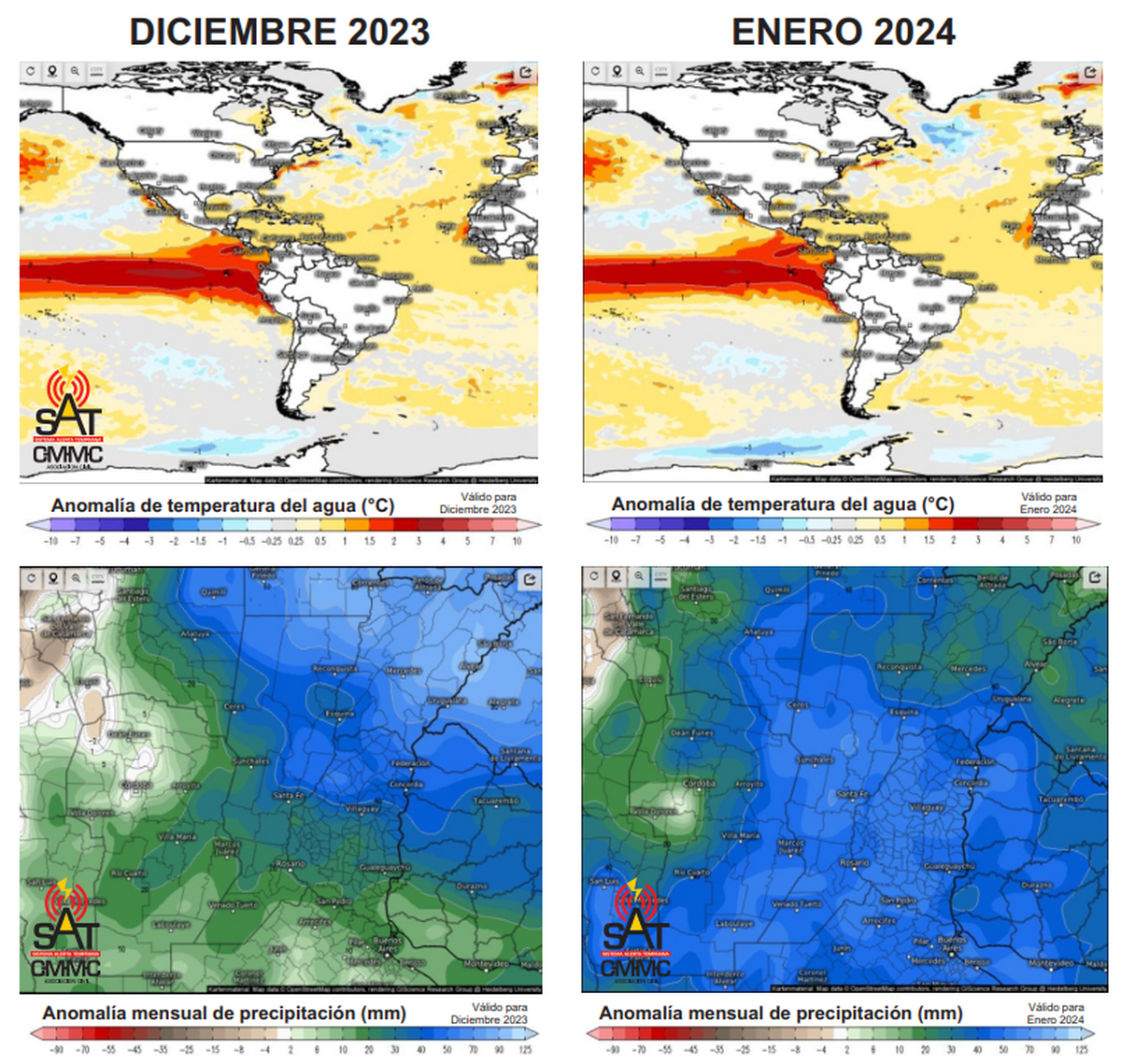 Previsiones de lluvia diciembre 2023 y enero 2024. Previsiones de lluvia diciembre 2023 y enero 2024.