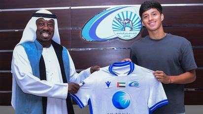 El pibe de Unión, Lionel Verde, fue presentado en el Baniyas de Emiratos Árabes Unidos