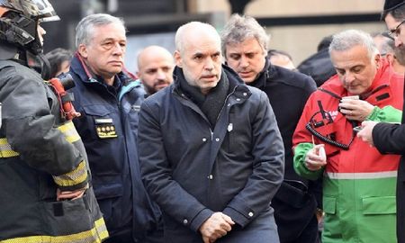 Rodríguez Larreta fue al edificio de Recoleta incendiado: Fue una situación dramática Rodríguez Larreta fue al edificio de Recoleta incendiado: Fue una situación dramática