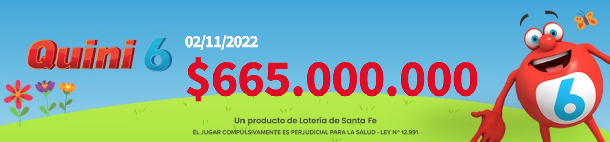 Quini 6 hoy en vivo: resultados del 2 de noviembre del 2022