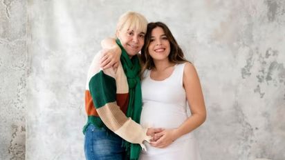 Con una foto cargada de simbolismo, Claudia Villafañe celebró los siete años de su nieta Roma