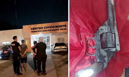 Sauce Viejo: dos detenidos y un arma de fuego secuestrada Sauce Viejo: dos detenidos y un arma de fuego secuestrada