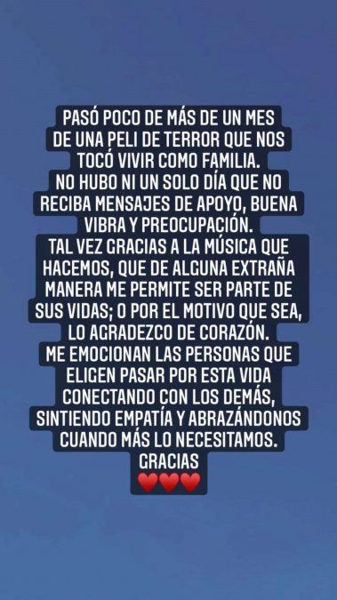 Bambi, el hermano de Chano compartió una reflexión.