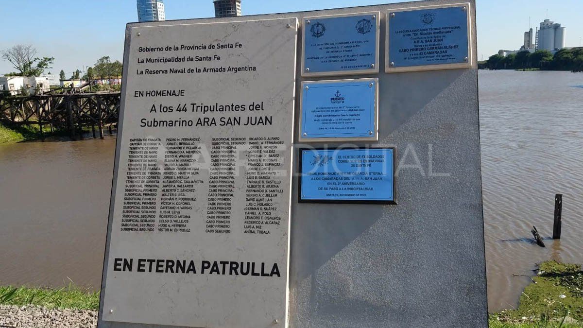 Homenajearon a los 44 submarinistas del ARA San Juan, a dos años del hundimiento de la nave