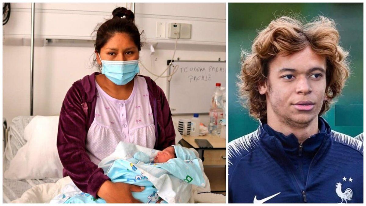 A uno de los primeros bebés del 2022 lo llamaron como a los futbolistas franceses y la noticia se hizo viral.