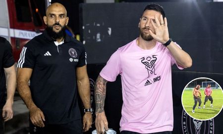 El impresionante golazo del guardaespaldas de Messi que se hizo viral en redes sociales. El impresionante golazo del guardaespaldas de Messi que se hizo viral en redes sociales.
