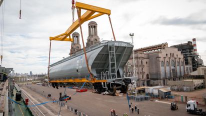La Unión Agrícola Avellaneda suma nuevos vagones al ramal cerealero para reforzar el transporte de granos