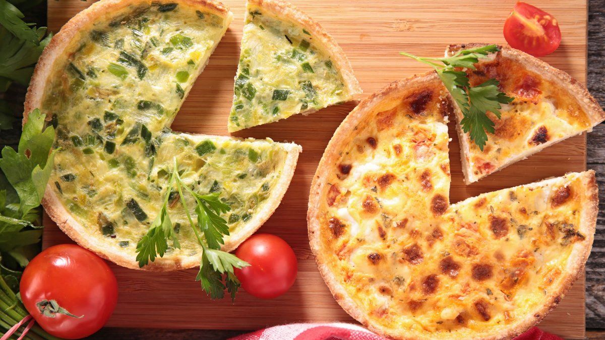 Quiche florentine.