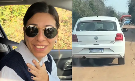 Manejaba una camioneta en una zona rural, se confundió de camino y el final fue inesperado