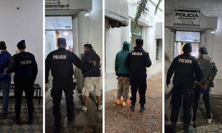 Los operativos se realizaron entre la noche del 17 y la madrugada del 18 de mayo en distintos barrios de la ciudad de Santa Fe. Los operativos se realizaron entre la noche del 17 y la madrugada del 18 de mayo en distintos barrios de la ciudad de Santa Fe.