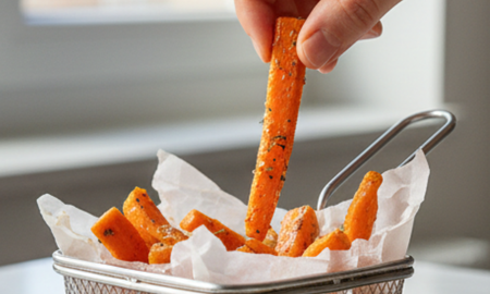 Zanahoria al horno: la receta de falsas papas fritas que es saludable, crocante y viral Zanahoria al horno: la receta de falsas papas fritas que es saludable, crocante y viral