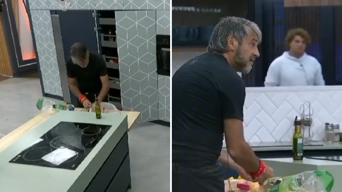 Atacaron la casa de Gran Hermano a con piedras.