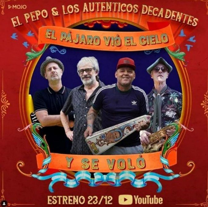 El Pepo lanzará una canción con Los auténticos decadentes estando en prisión domiciliaria.