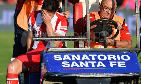 Gerometta salió lesionado en Unión vs. Defensa y Justicia. Gerometta salió lesionado en Unión vs. Defensa y Justicia.