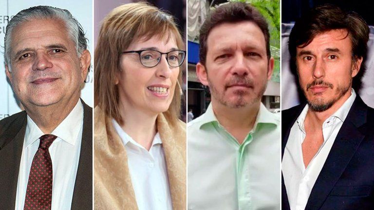 Ricardo López Murphy Sandra Pitta Gustavo Segré Roberto García Moritán, los candidatos de Republicanos Unidos.