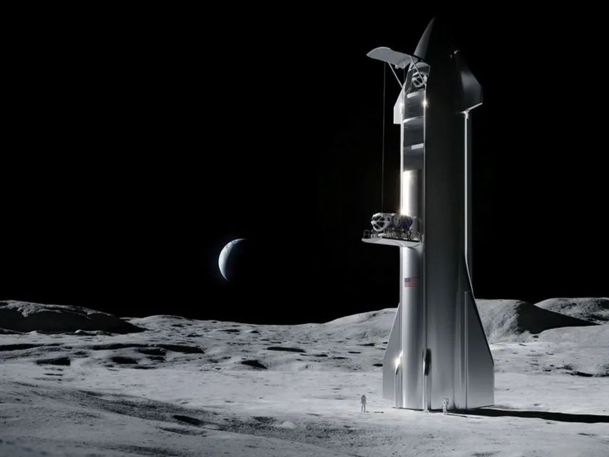 Con la Starship, SpaceX prevé descender en la Luna en pocos años.