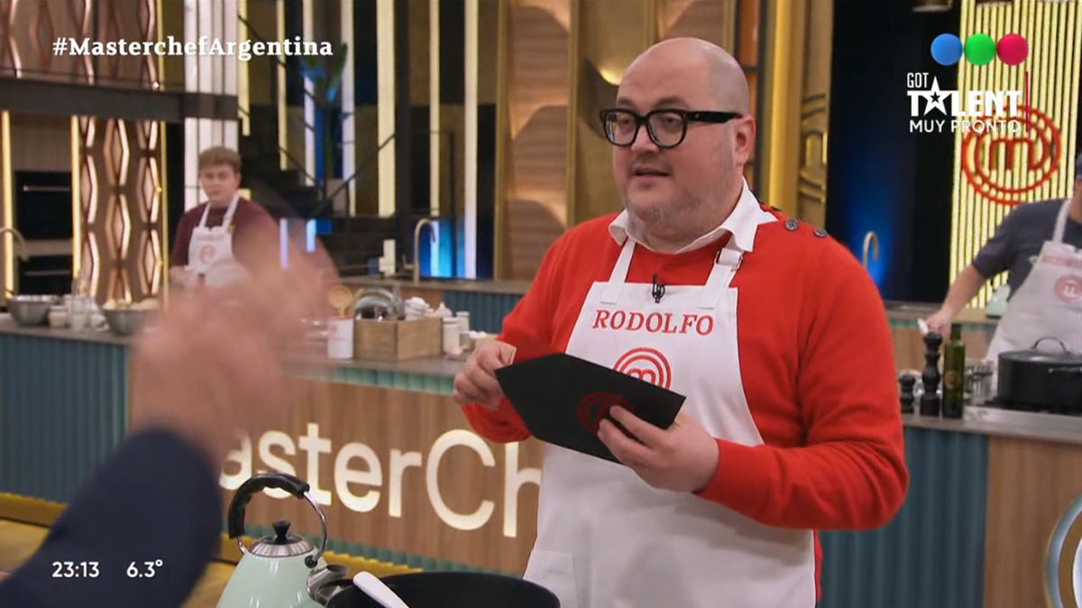 Rodolfo de MasterChef se enojó con Germán Martitegui. Rodolfo de MasterChef se enojó con Germán Martitegui.